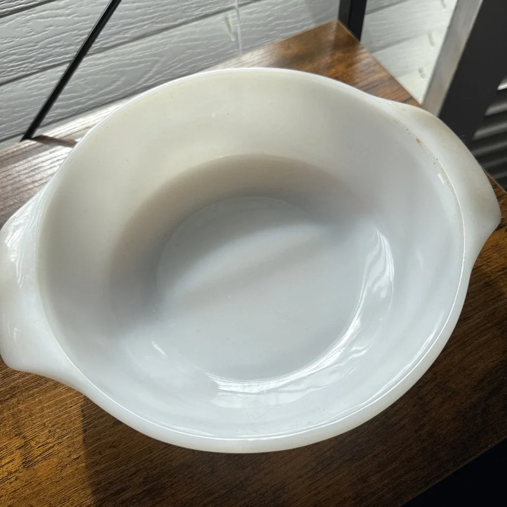 VTG Anchor Hocking‎ Fire King #436 1 Quart QT Blue Cornflower Casserole Dish ~T1